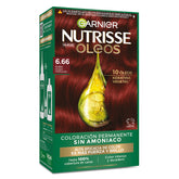 Garnier Nutrisse Óleos en el tono 6.66 Rubio Rojizo Profundo