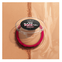 Base Polvo Resist Bronce 2 En 1 De Vogue 9g