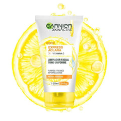 Limpiador Facial Efecto Mate Express Aclara Garnier SkinActive 150ML