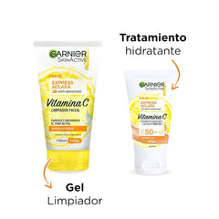 Limpiador Facial Efecto Mate Express Aclara Garnier SkinActive 150ML