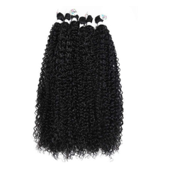 Extensiones De Fibra Orgánica Carnaval 320gr Negro
