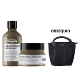 Kit Shampoo + Mascarilla Loreal Absolut Repair Molecular