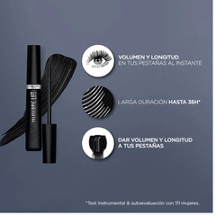 Pestañina L'Oréal Telescopic Lift - Tono 991 Black Noir 100mL