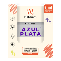 Mascarilla Matizante Azul Plata de Naissant caja de 12 unidades x 40ml