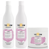 Kit Shampoo + Acondicionador + Mascarilla Yellow Liss