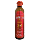 Shampoo Don Barbero 3 En 1 400ml
