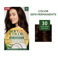Tinte Wella Soft Color Sin Amoniaco 30 - Castaño Oscuro