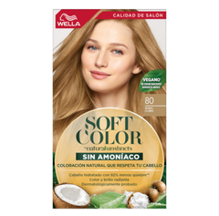Tinte Wella Soft Color Sin Amoniaco 80 - Rubio Claro