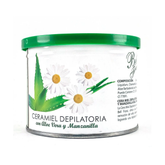 Cera Miel Depilatoria Aloe Vera Y Manzanilla 500mL