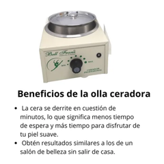 Calentador De Cera Profesional Bell Frans Modelo 250 Blanca