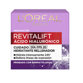 Crema Día L'oréal Revitalift Ácido Hialurónico Fps 20 50ml