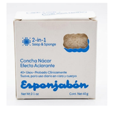Esponjabón 2 En 1 Concha De Nacar 60g