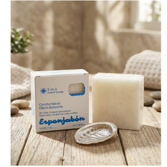 Esponjabón 2 En 1 Concha De Nacar 60g