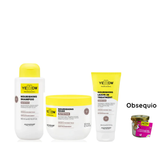 Kit Shampoo + Acondicionador Leave In + Mascarilla Yellow Nutritive