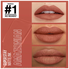Labial Líquido Maybelline Superstay Matte Ink 70 Amazonian 5mL