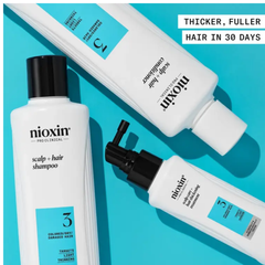 Kit Nioxin 3 Sistema Anticaida Pelo 300ml Pelo Con Tinte