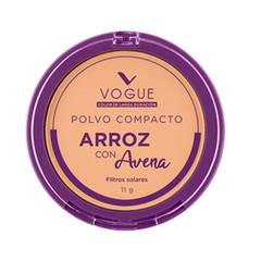 Polvo Compacto Vogue De Arroz Almendra 11g