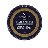 Polvo Compacto Vogue Mate Natural Tono Moreno 14gr
