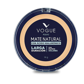 Polvo Compacto Vogue Mate Natural Tono Durazno 14gr