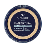 Polvo Compacto Vogue Mate Natural Tono Trigueño 14gr