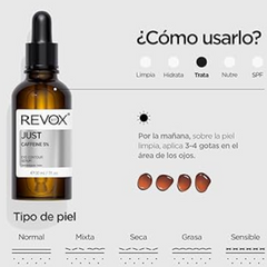 Revox Just Serum Contorno de Ojos Caffeine 5% 30 mL