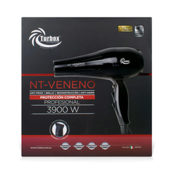 Secador Turbox Profesional Nt Veneno 3900w Negro