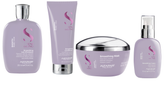 Kit Shampoo + Acondicionador + Mascarilla + Crema Suavizante Smooth Alfaparf Semi Di Lino