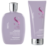 Kit Shampoo + Acondicionador Smooth Alfaparf Semi Di Lino