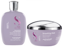 Kit Shampoo + Mascarilla Smooth Alfaparf Semi Di Lino