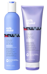 Shampoo + Acondicionador Milk Shake Silver Shine