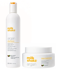 Shampoo + Mascarilla Milk Shake Argan