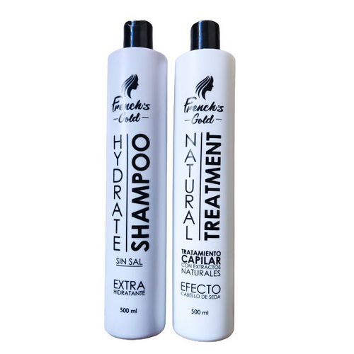 Shampo Sin Sal Mascarilla French Gold 500ml Post Keratina – Mechu2