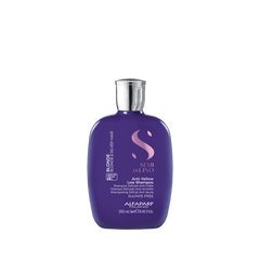 Kit Anti-Yellow Shampoo + Acondicionador + Fluido Alfaparf Blonde Semi Di Lino