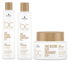 Kit Shampoo + Acondicionador + Mascarilla Schwarzkopf Q10+ Time Restore