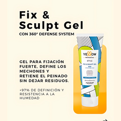 Yellow Professional Style Fix Y Sculpt Gel 250ml