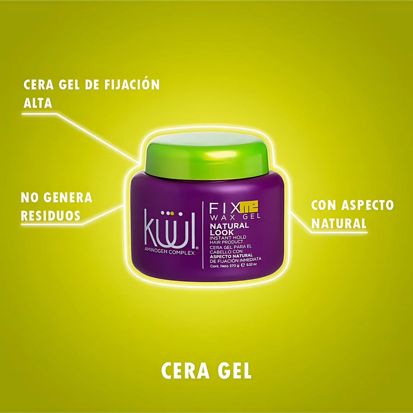 Wax Gel Kuul Fixme Natural Look