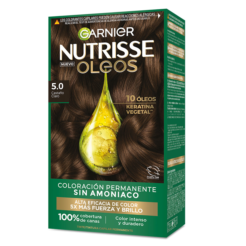 Garnier Nutrisse Óleos Castaño Claro tono 5.0