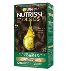 Garnier Nutrisse Óleos Castaño Claro tono 5.0
