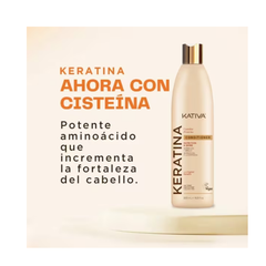 Acondicionador Kativa Keratina Nutrición, Suavidad 355ml