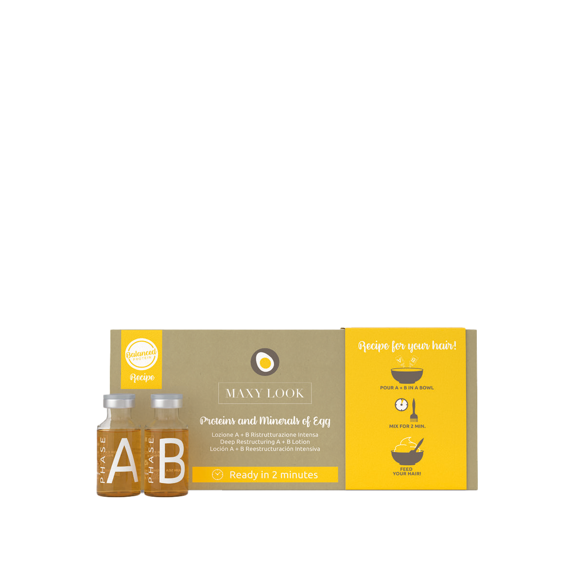 Ampolleta A+b Restructuración Alter Ego Proteína Y Minerales De Huevo