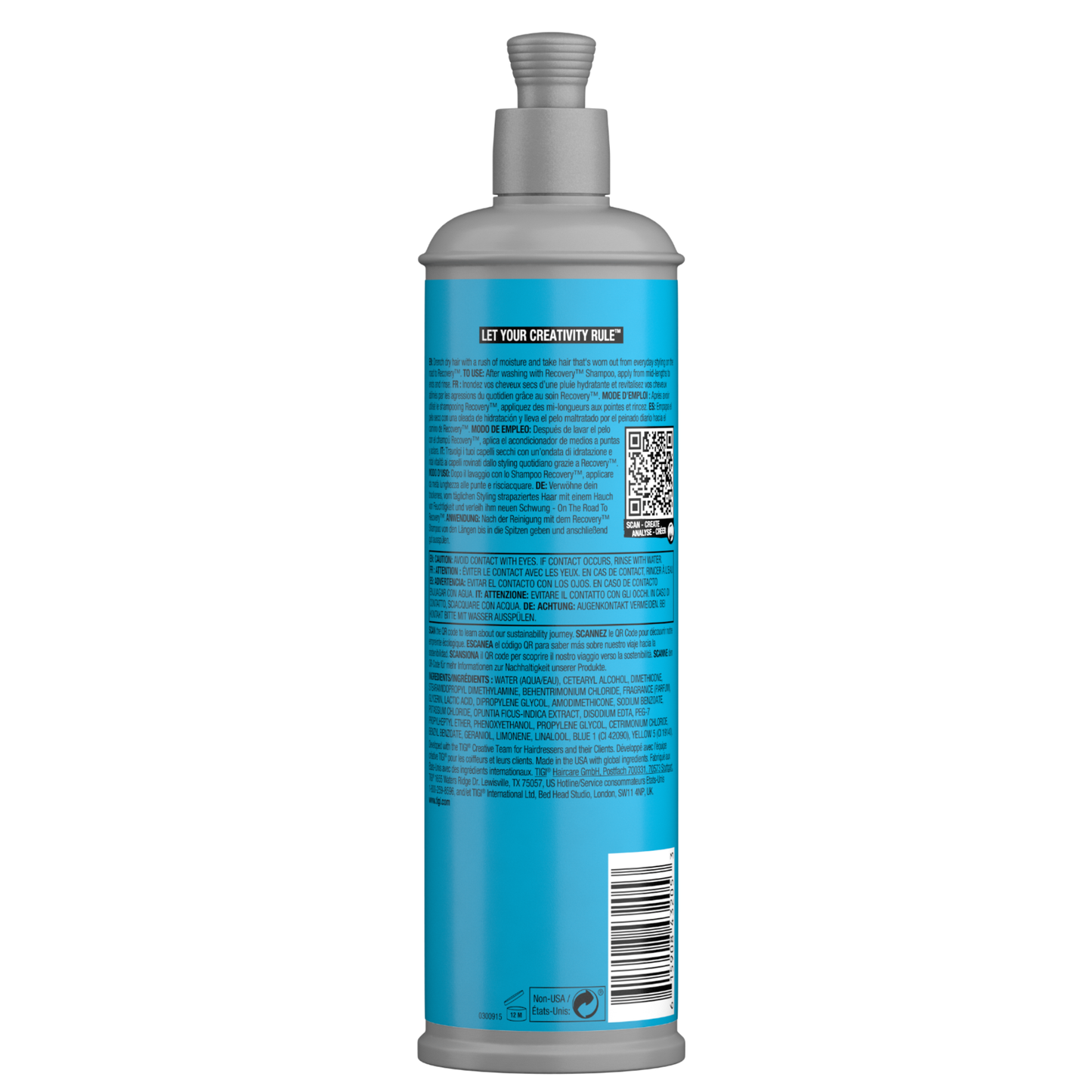 Acondicionador Tigi Recovery Moisture 400ml