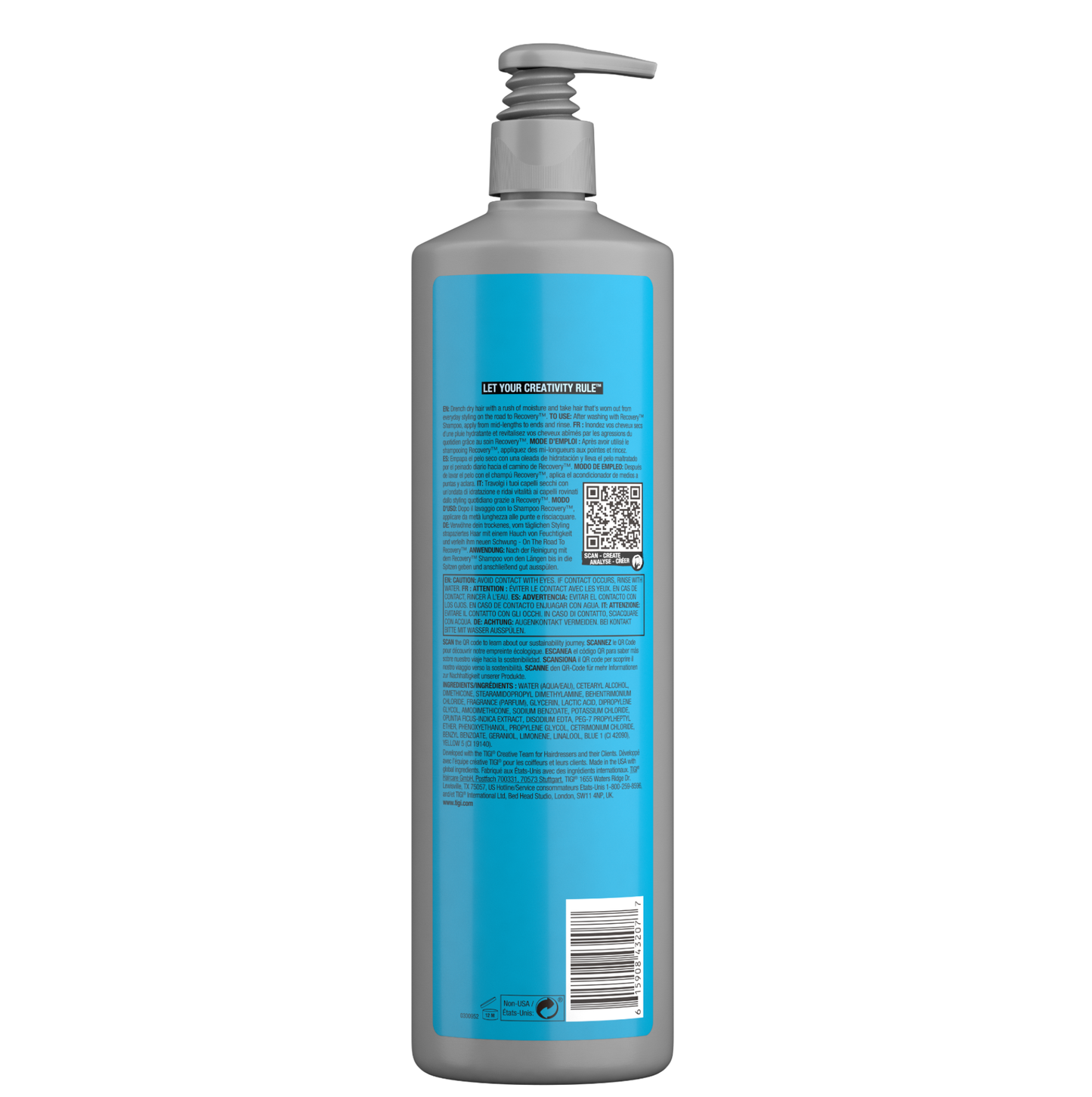 Acondicionador Tigi Recovery Moisture 970ml