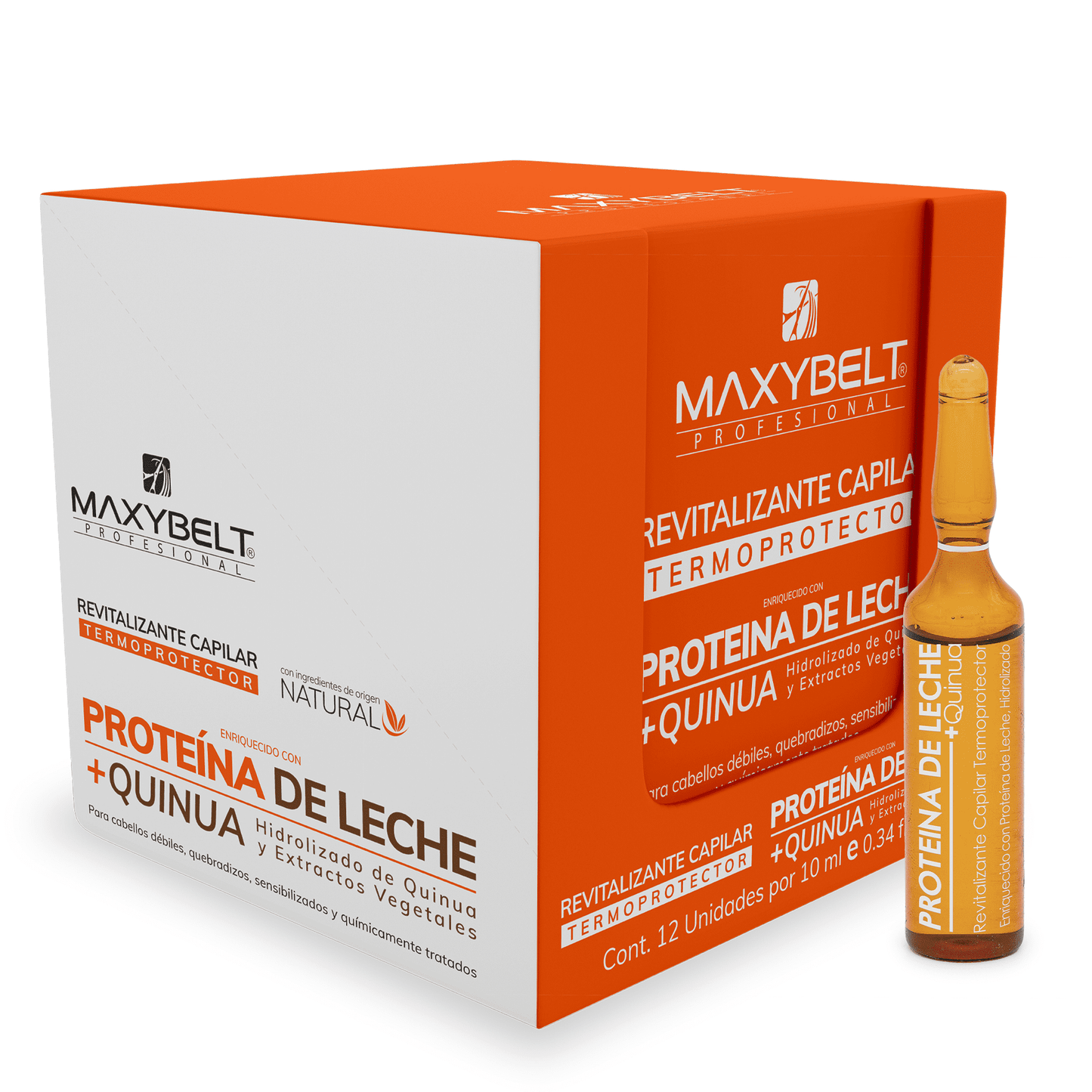 Ampolletas Maxybelt Proteina de Leche