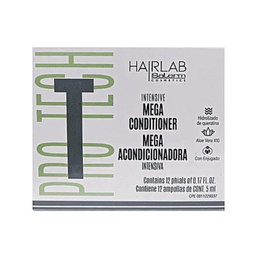 Ampolletas Salerm Hairlab Mega Acondicionadora x12