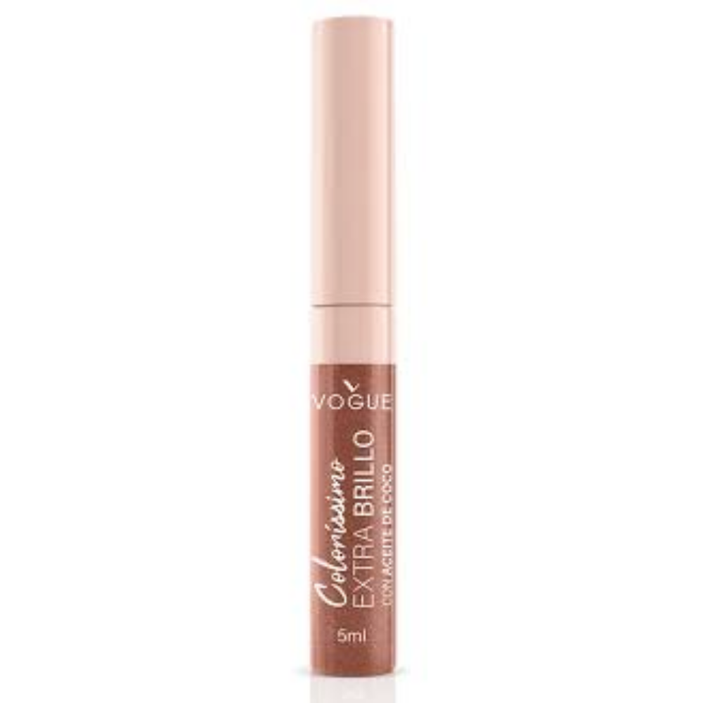 Labial Vogue Coloríssimo Extra Brillo en el tono Playa 5mL