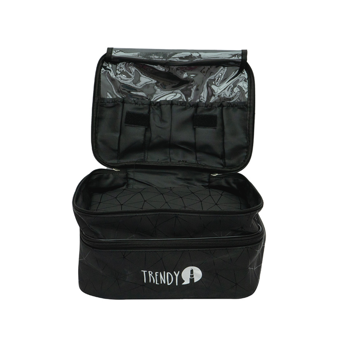 Baul Para Maquillaje Negro Trendy Ref CD02