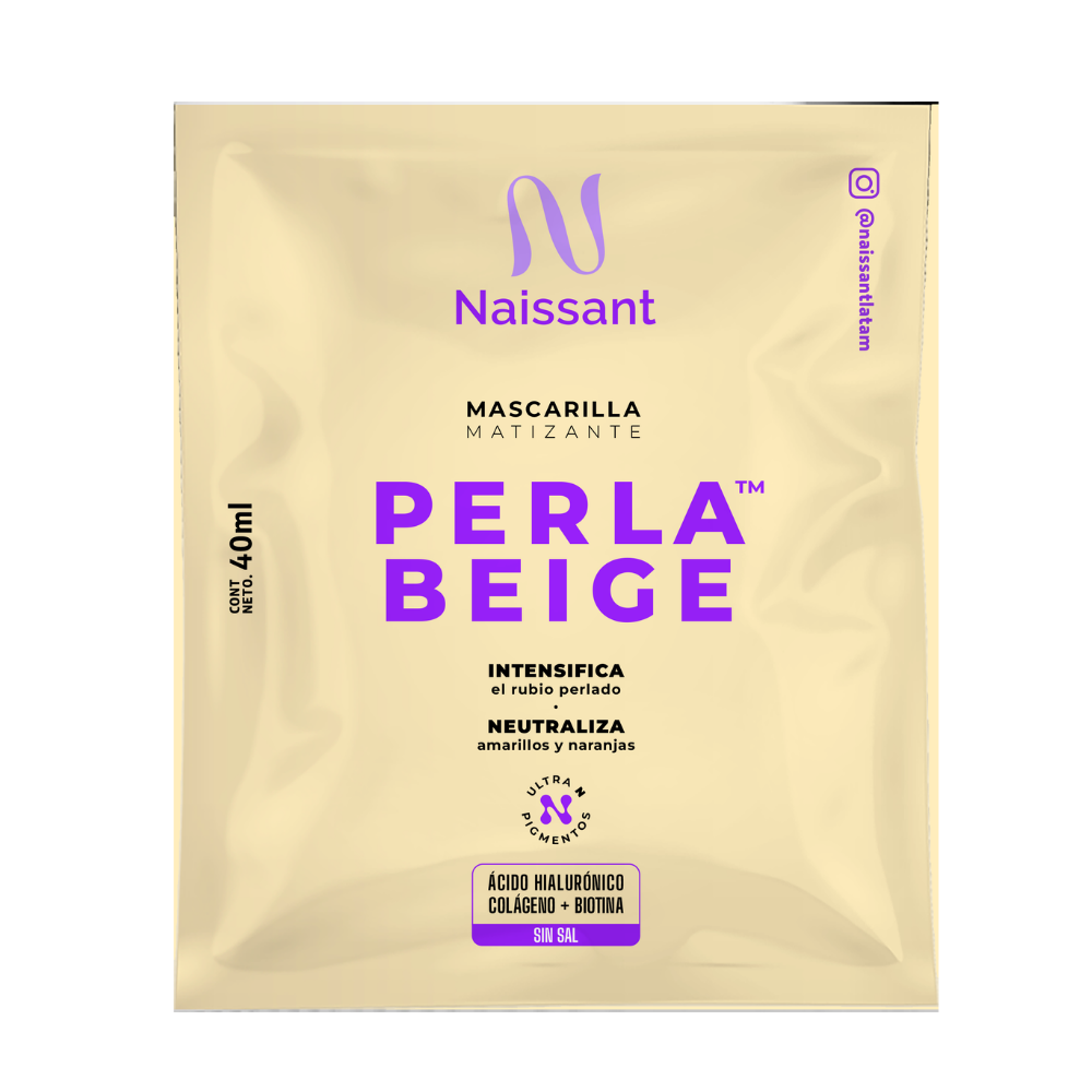 Mascarilla Matizante Perla Beige de Naissant 40mL
