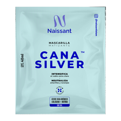 Mascarilla Matizante Naissant Canas Silver caja de 12 Unidades x 40mL