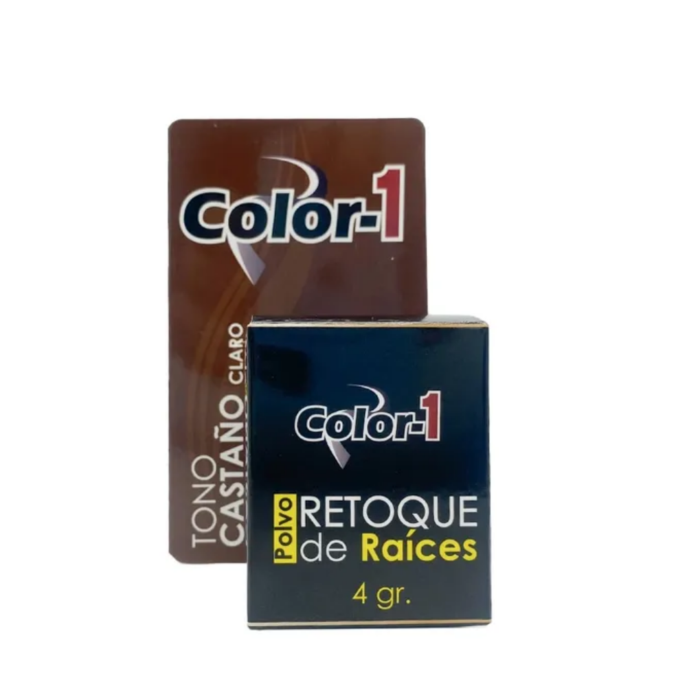 Polvo Retocador De Raíz Color-1 Castaño Claro 4g