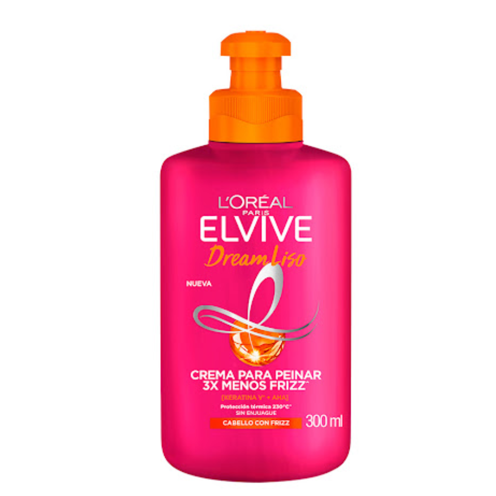 L'Oréal Elvive Crema para Peinar Dream Liso 300mL